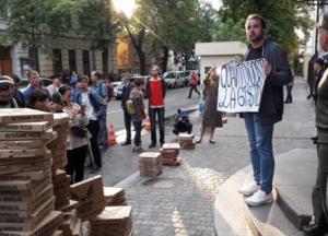 Приговор Маркиву: у посольства Италии в Киеве протесты (фото)