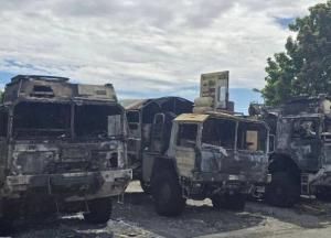 Росіяни в Німеччині спалили вантажівки Бундесверу, сплутавши їх із технікою ЗСУ (відео)