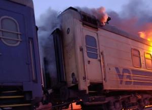Росіяни атакували трьома ударними дронами поїзд на Харківщині, виникла пожежа, є поранені