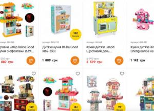 Кухня дитяча: найкраща іграшка для розвитку уяви та навичок