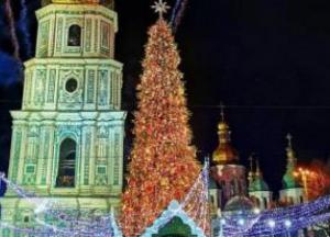 Главная елка Украины попала в пятерку самых красивых в Европе