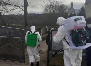 Под Тернополем провели дезинфекцию церкви, где настоятель заболел COVID-19