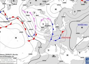 Антициклон Mareike принесе в Україну сонячну та теплу погоду 28 серпня