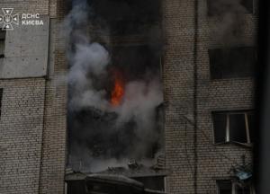 Удари по Києву та влучання у багатоповерхівки: загинув 14-річний хлопець, вже 9 постраждалих (відео)