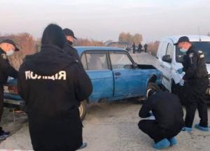 Под Киевом после ДТП устроили стрельбу (фото)