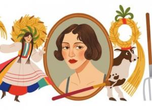 Google посвятил дудл польской художнице Стриенской