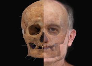 Ученные воссоздали лицо мужчины, скелет которого пролежал в земле более 600 лет (фото)