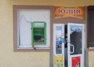 В Харьковской области взорвали банкомат