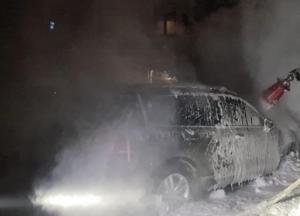 В Киеве подожгли автомобиль журналиста (фото)