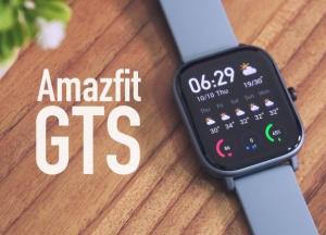 Смарт-часы AmazFit GTS Blue - обзор