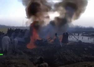 В Индии ВВС сбили свой вертолет (видео)