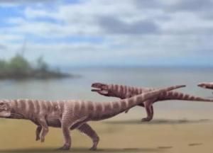 Найдены следы двуногого предка крокодилов
