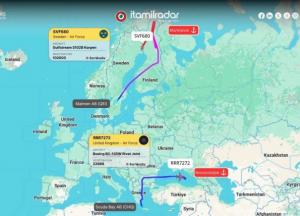 Два літаки НАТО провели розвідку над Чорним морем та біля Мурманська