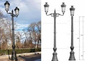 Переплатили вдвое: "испанские" фонари возле Верховной Рады оказались китайскими