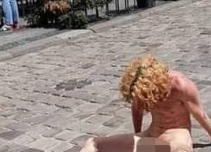 В центре Льова задержали голого израилитянина (фото)