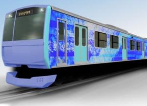 В Японии представили поезд на водородном топливе