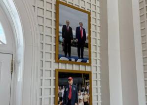 У вестибюлі Білого дому з'явилася спільна фотографія Трампа і Путіна