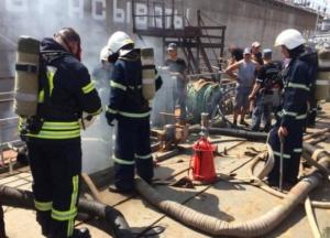 В Николаеве произошел пожар на корабле (фото)