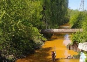 Стало известно, от чего пожелтела река Лыбидь в Киеве