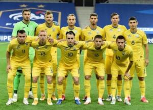 Украина потеряла две позиции в рейтинге ФИФА