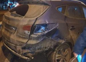 В Харькове иностранный студент разбил автомобиль депутата (фото)