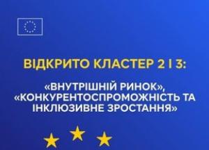 ЄС відкрив для України два нові кластери для вступу: «Внутрішній ринок» та «Конкурентоспроможність»