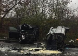 Из-за столкновения автомобилей в Киеве погиб человек, еще пятеро травмированы