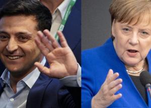 Зеленский обсудил с Меркель ситуацию на Донбассе