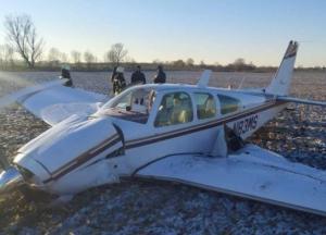 В Киевской области упал самолет, есть пострадавшие
