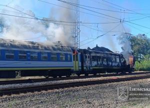 Росія вдарила реактивним дроном по потягу Харків – Ізюм: є постраждалі (фото)