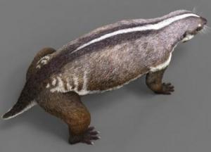 Ученые воссоздали облик "безумного зверя", жившего 66 млн лет назад с динозаврами (фото)