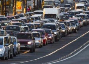 Киев застыл в пробках (карта)