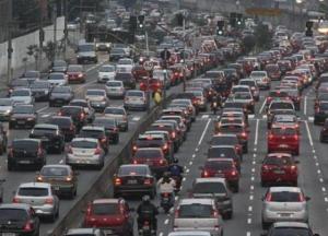 Киев сковали утренние пробки (карта)