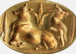 В Греции найдена гробница с золотыми стенами