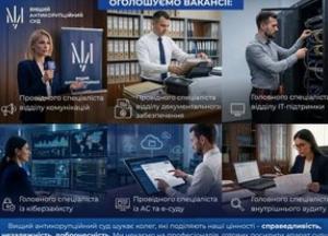 Вищий антикорупційний суд шукає нових співробітників: деталі вакансій та умови праці