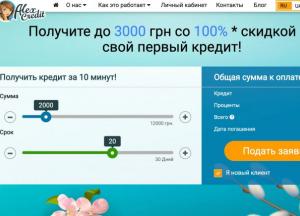 10 причин обратиться за кредитом в AlexCredit до 3000 грн