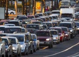 В Киеве образовались пробки (карта)