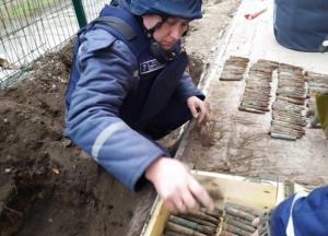 Возле школы на Запорожье нашли почти сотню гранат