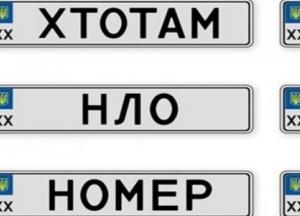 "Шаурма" и "Гардероб": В МВД назвали самые необычные автономера украинцев