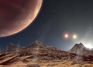 Астрономы рассказали, какой климат у планеты с тремя солнцами