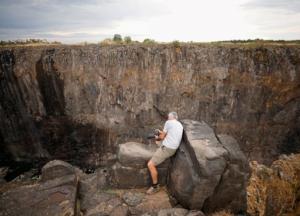 В Африке пересох водопад Виктория (фото)