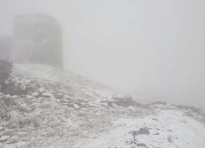 В Украине выпал первый снег