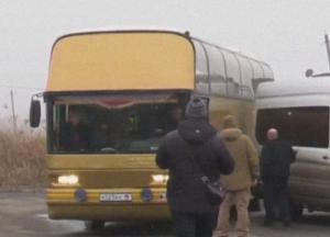 Обмен пленными: автобус с украинцами попал в ДТП (фото)