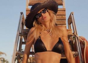 Лобода снялась в кожаном бикини (фото)