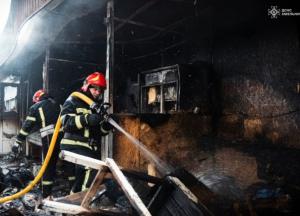 У Хмельницькому палав продуктовий ринок (відео)