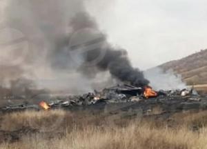 Упав, спалахнув і вигорів вщент: на борту турецького військового літака були десятки солдатів (відео)