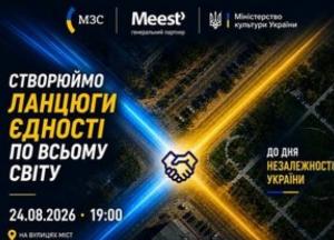 Українці у світі об'єднаються в "Ланцюги Єдності" на День Незалежності
