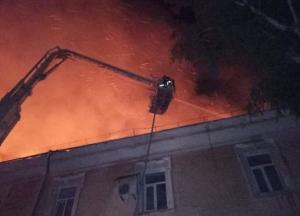 В военном госпитале Луцка произошел пожар (фото)