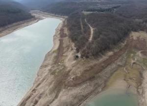 В Крыму обмелело очередное водохранилище (фото)