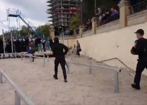В Одессе на пляже произошли столкновения с полицией (видео)